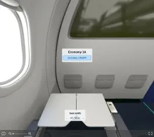 Iberojet Airbus A320-200 seat maps 360 panorama view