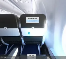 Pegasus Airlines Boeing 737-800 seat maps 360 panorama view