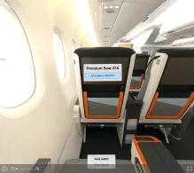 Singapore Airlines Airbus A380-800 seat maps 360 panorama view