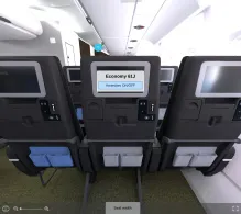 Singapore Airlines Airbus A380-800 seat maps 360 panorama view
