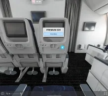 Air China Boeing 787-9 seat maps 360 panorama view