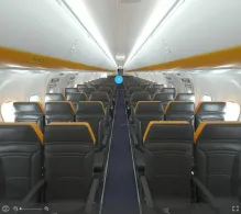 Buzz Boeing 737 MAX 8-200 seat maps 360 panorama view