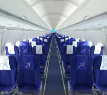 IndiGo Airbus A321neo V.2 seat maps 360 panorama view