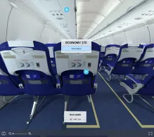 IndiGo Airbus A321neo V.2 seat maps 360 panorama view