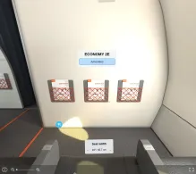 easyJet Europe Airbus A321neo seat maps 360 panorama view