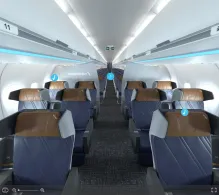 American Airlines Airbus A321neo XLR seat maps 360 panorama view