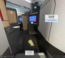 American Airlines Airbus A321neo XLR seat maps 360 panorama view
