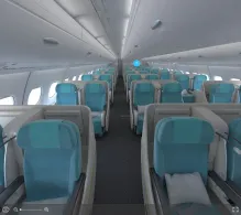 Korean Air Airbus A380-800 seat maps 360 panorama view