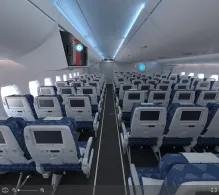 Korean Air Airbus A380-800 seat maps 360 panorama view