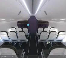 Alaska Airlines Boeing 737 MAX 9 V.1 seat maps 360 panorama view