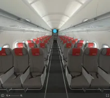 Air Arabia Airbus A321neo LR seat maps 360 panorama view