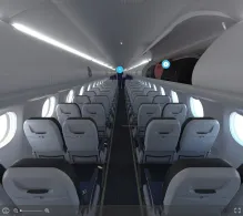 Alaska Airlines Embraer E175 seat maps 360 panorama view