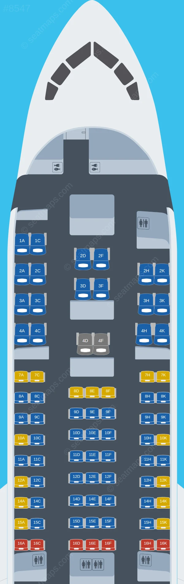 Omni Air International Boeing 767-200ER V.2 seatmap preview