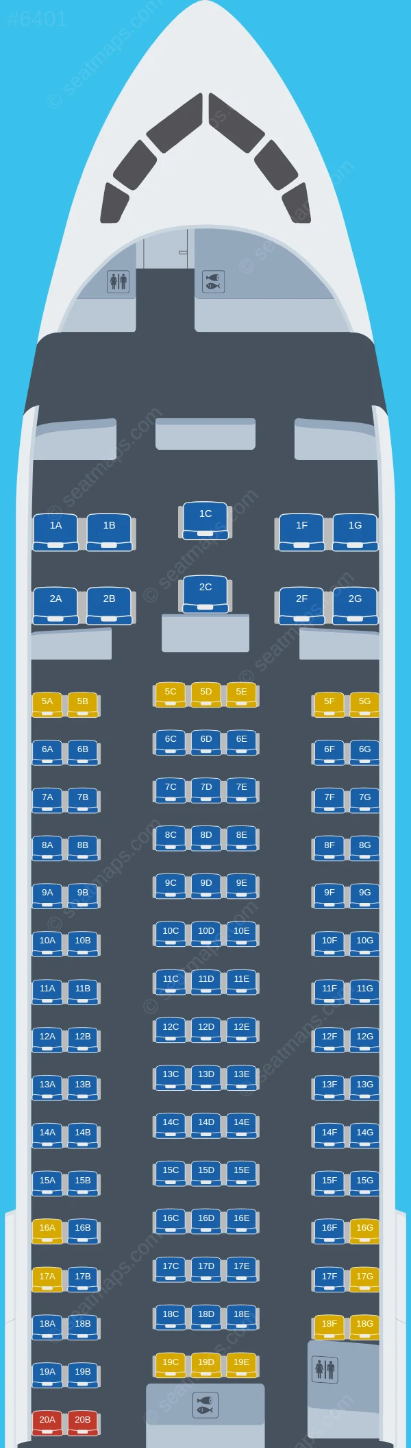 Air Do Boeing 767-300ER V.2 seatmap preview