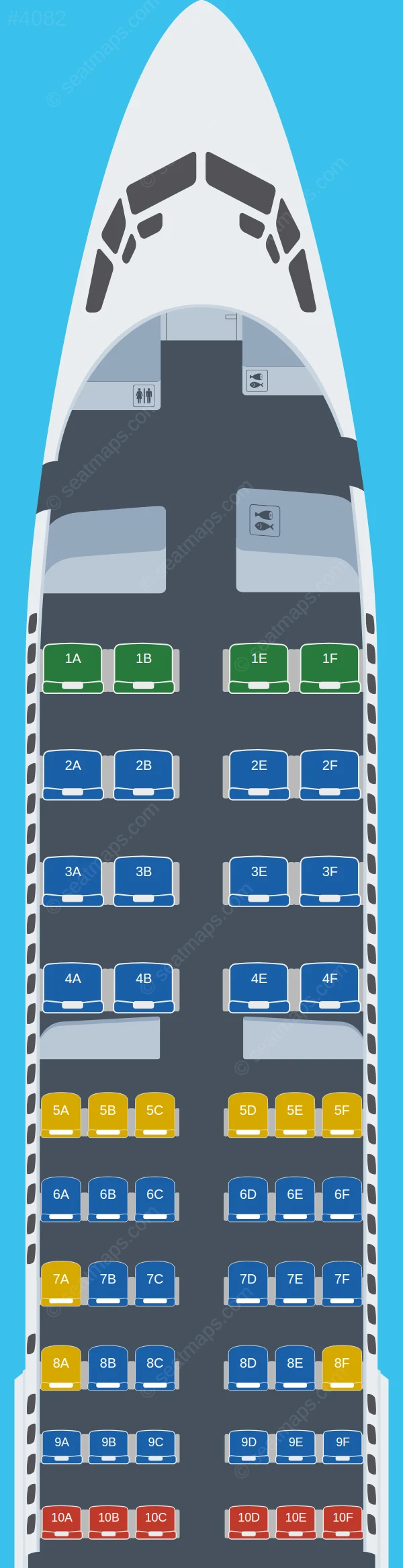 Copa Airlines Boeing 737-800 V.1 seatmap preview