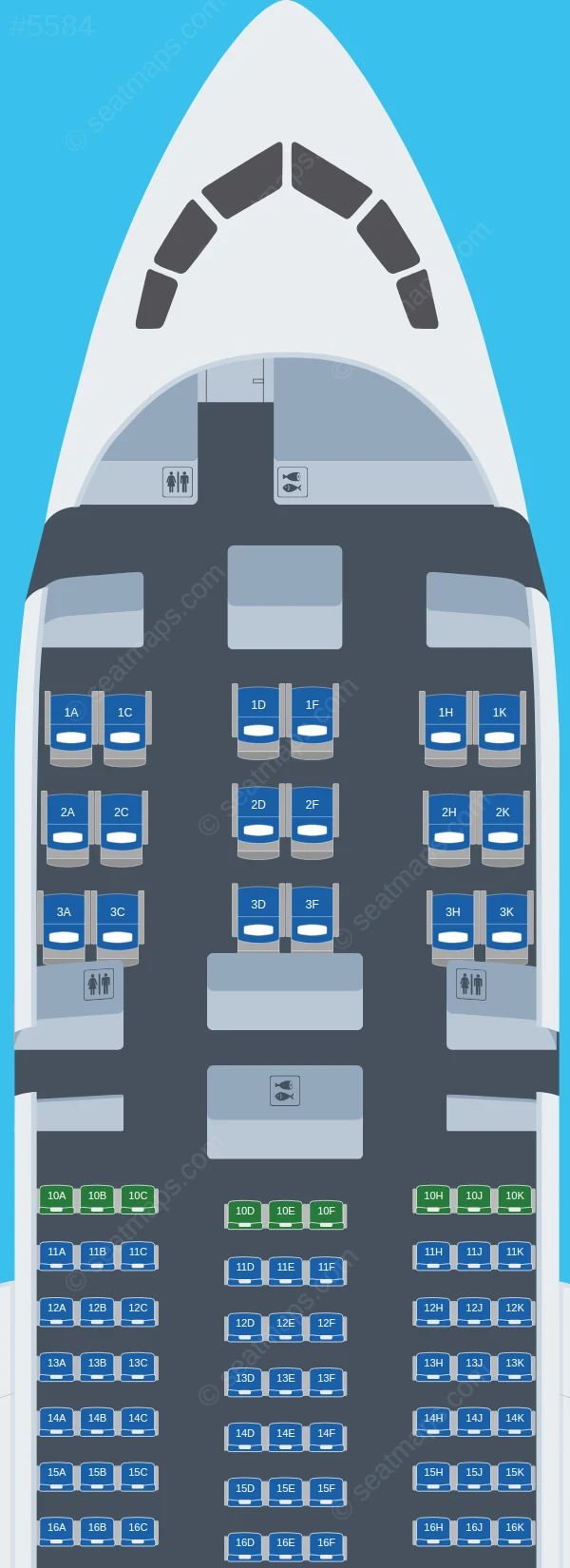 Air Austral Boeing 787-8 seatmap preview