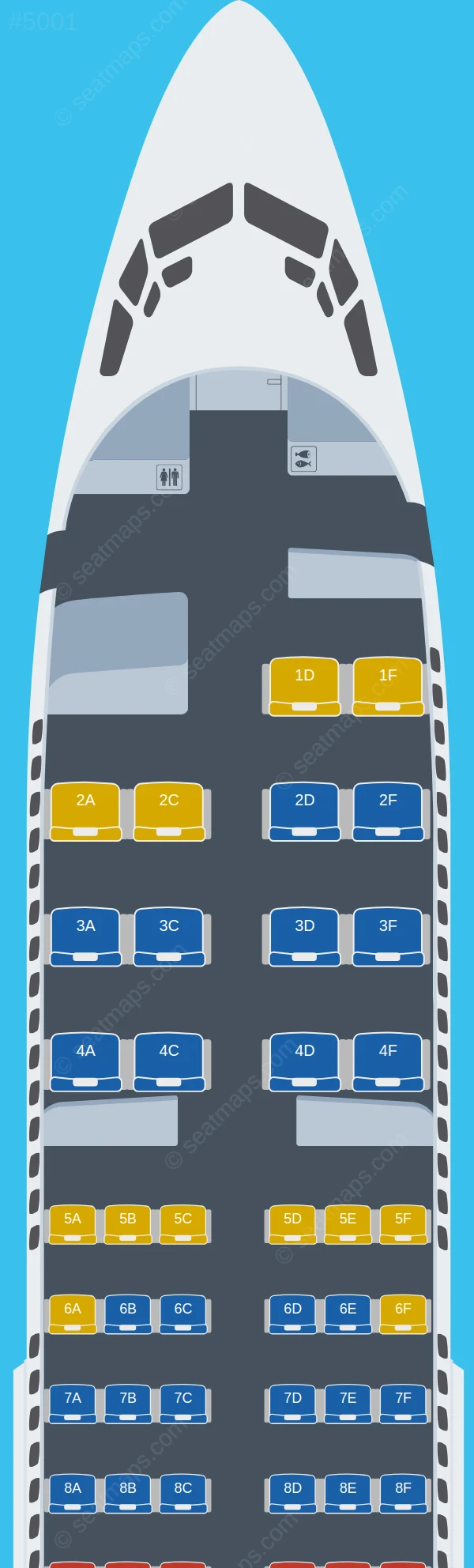 Tarom Boeing 737-700 seatmap preview