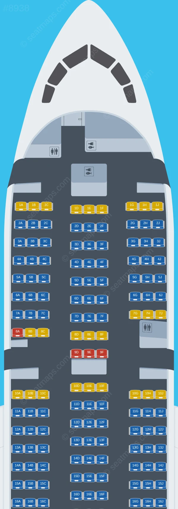 TUI Airways Boeing 787-8 V.2 seatmap preview
