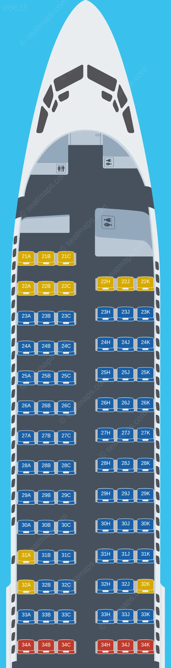 El Al Boeing 737-800 V.2 seatmap preview