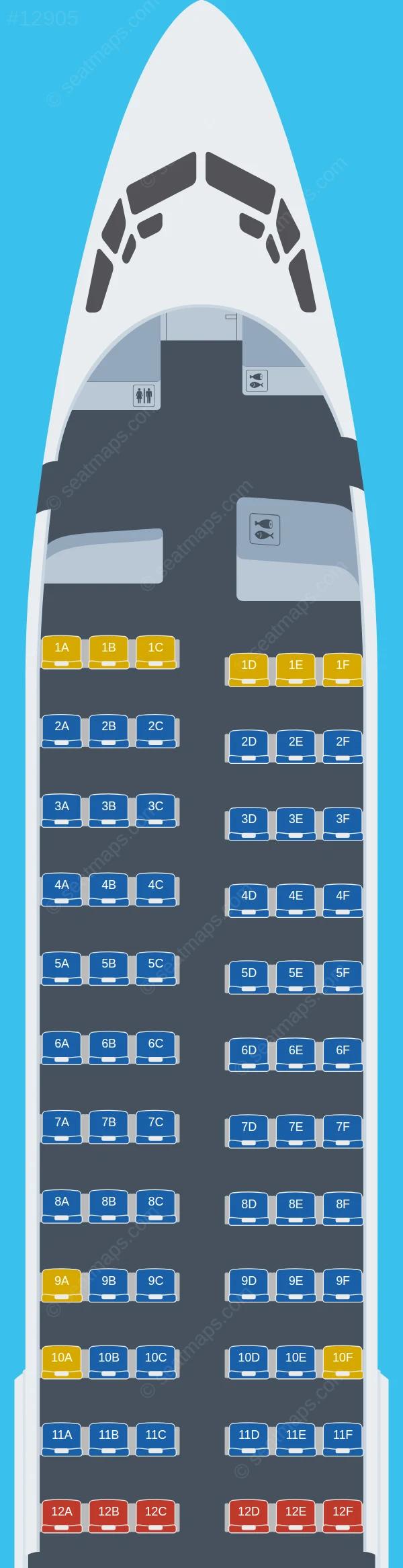 Air North Boeing 737-800 seatmap preview