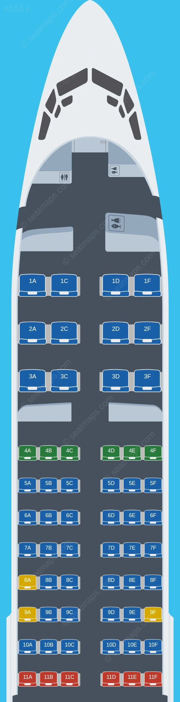 Batik Air Boeing 737-800 seatmap preview