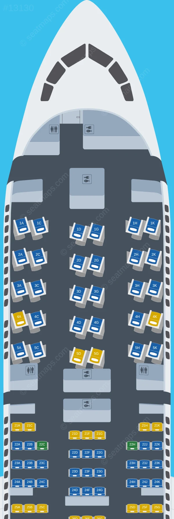 El Al Boeing 787-9 V.2 seatmap preview