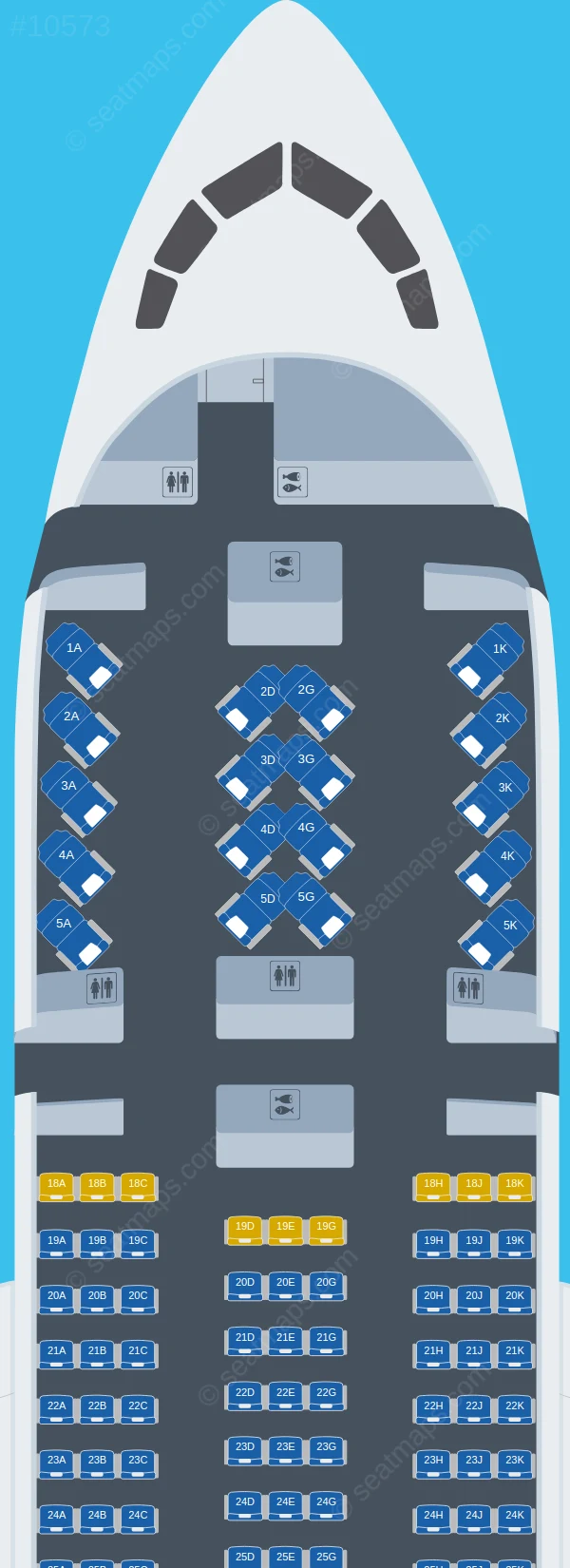 Zipair Tokyo Boeing 787-8 seatmap preview