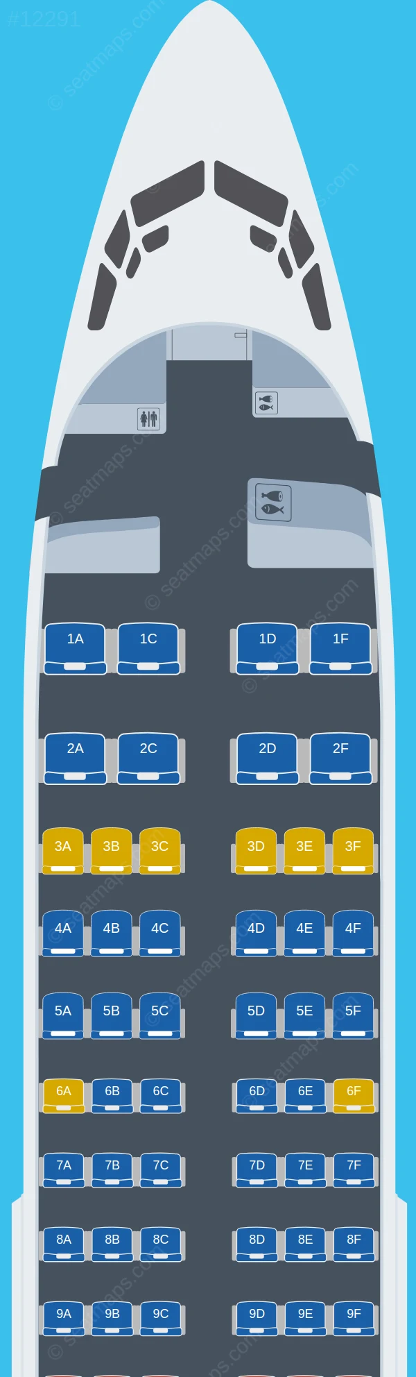 Virgin Australia Boeing 737-700 V.3 seatmap preview