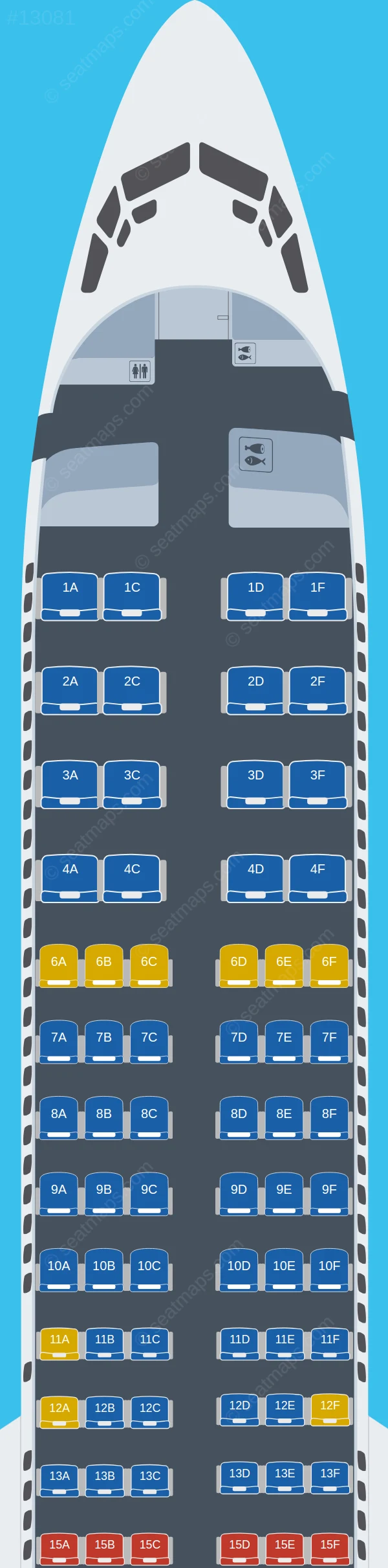 Alaska Airlines Boeing 737-900 ER V.2 seatmap preview