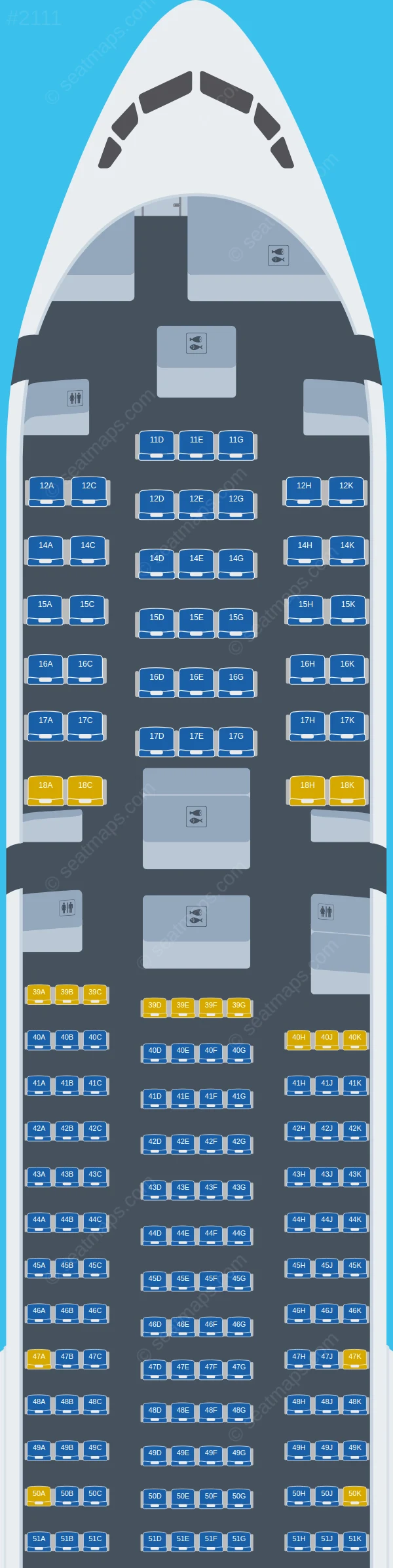 Cathay Pacific Boeing 777-300 seatmap preview
