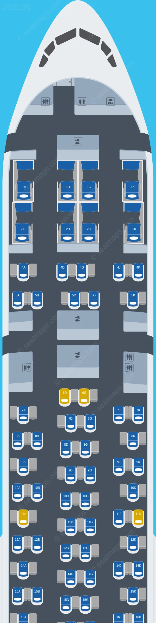 Swiss Boeing 777-300ER seatmap preview