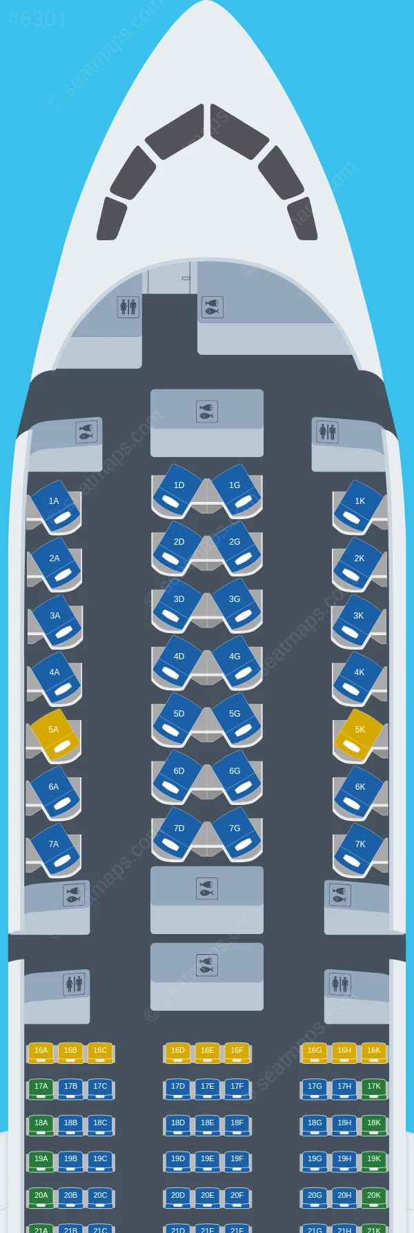 Vietnam Airlines Boeing 787-9 V.2 seatmap preview
