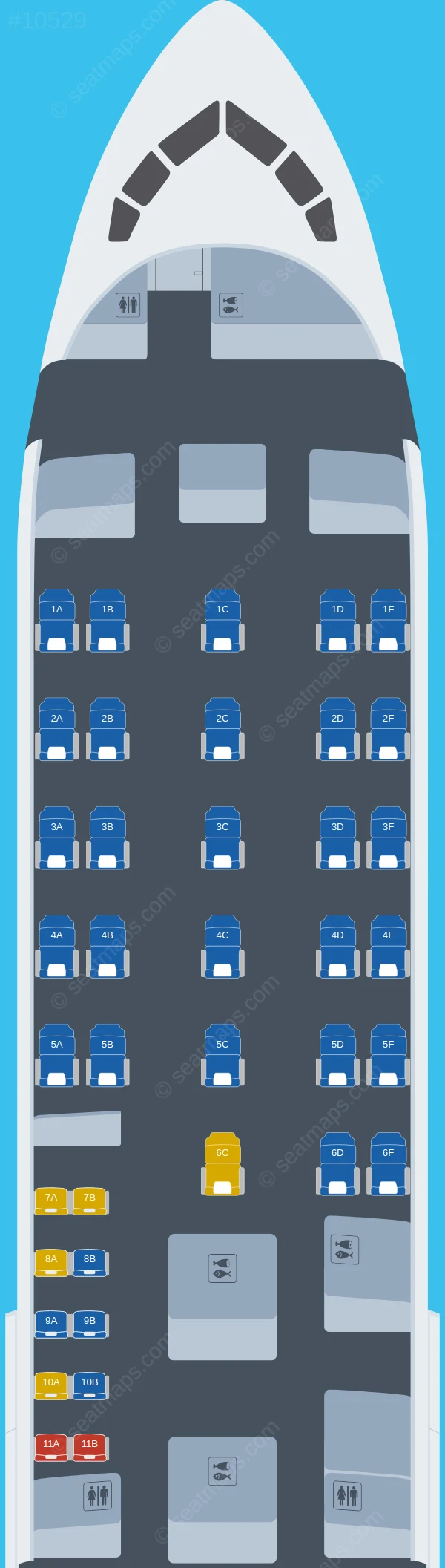 Air Niugini & Link PNG Boeing 767-300ER V.2 seatmap preview