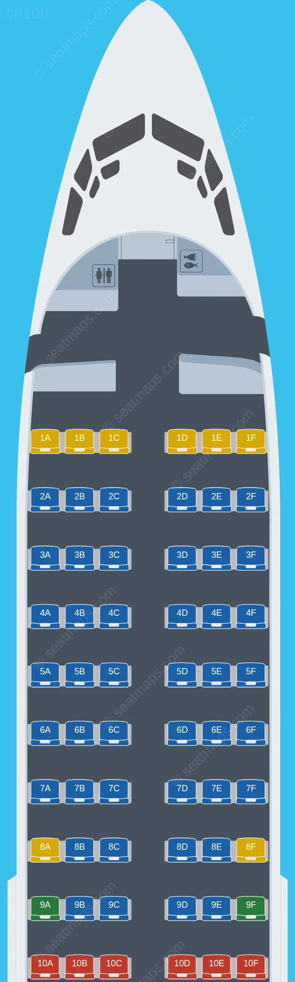 Canadian North Boeing 737-300 seatmap preview
