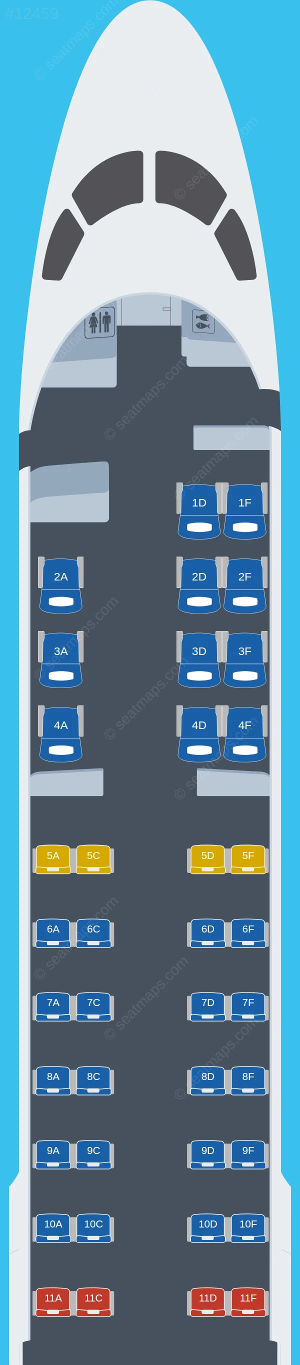 Airlink Embraer E190 V.2 seatmap preview