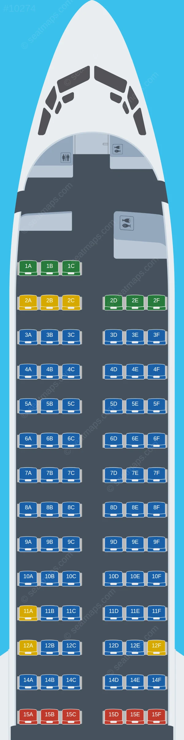 SunExpress Boeing 737 MAX 8 seatmap preview