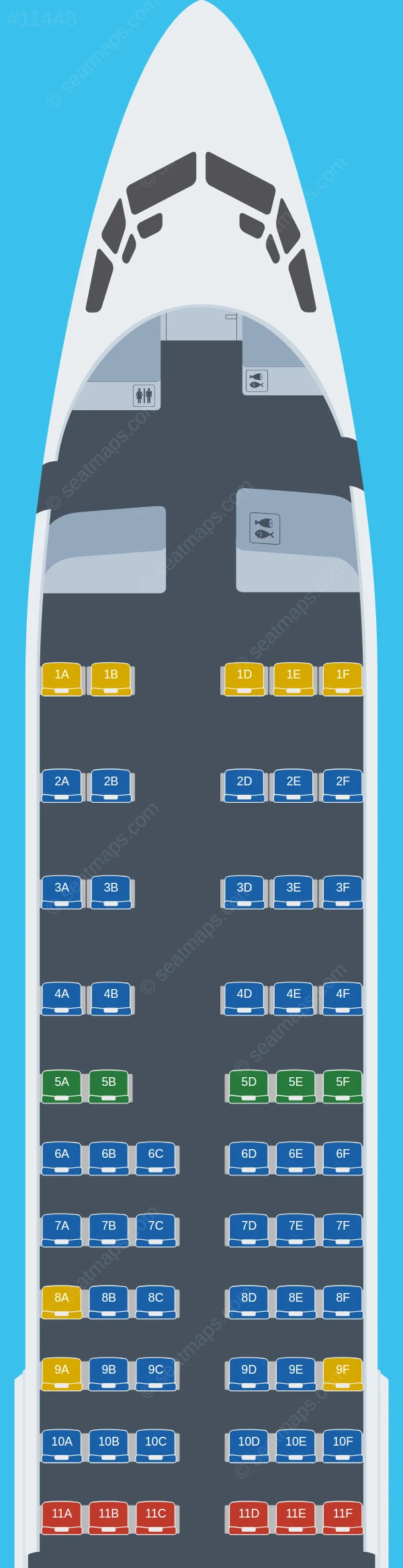 Syphax Airlines Boeing 737-800 seatmap preview