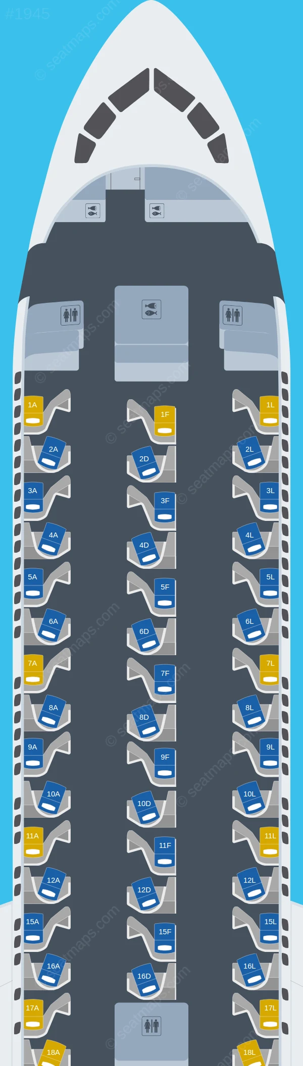 United Boeing 767-300ER V.2 seatmap preview