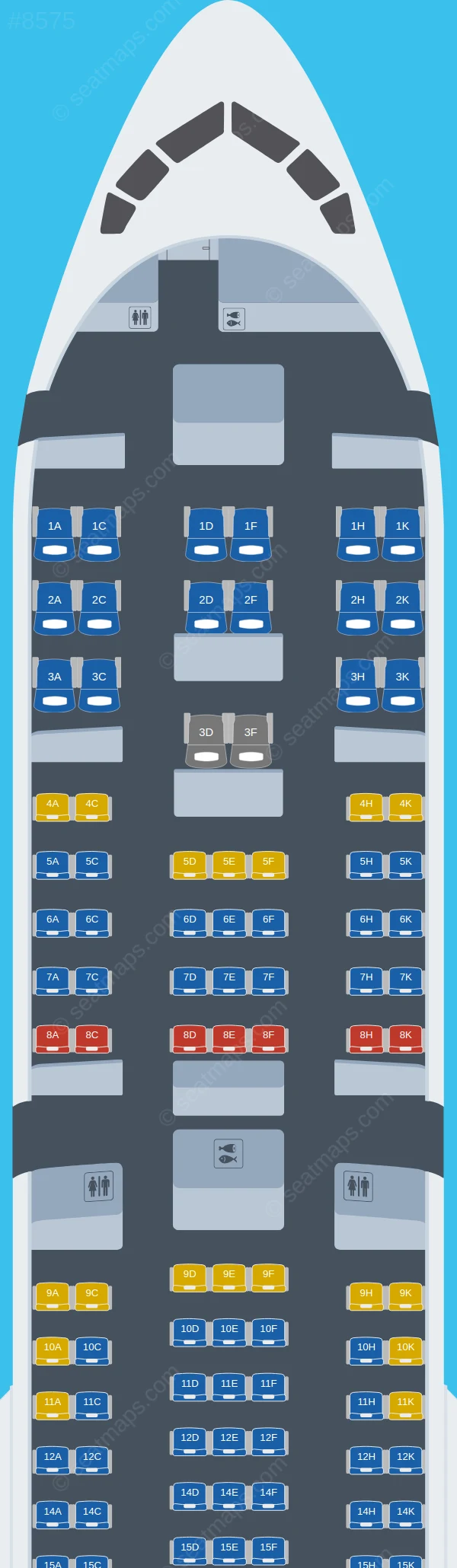 Omni Air International Boeing 767-300ER V.2 seatmap preview