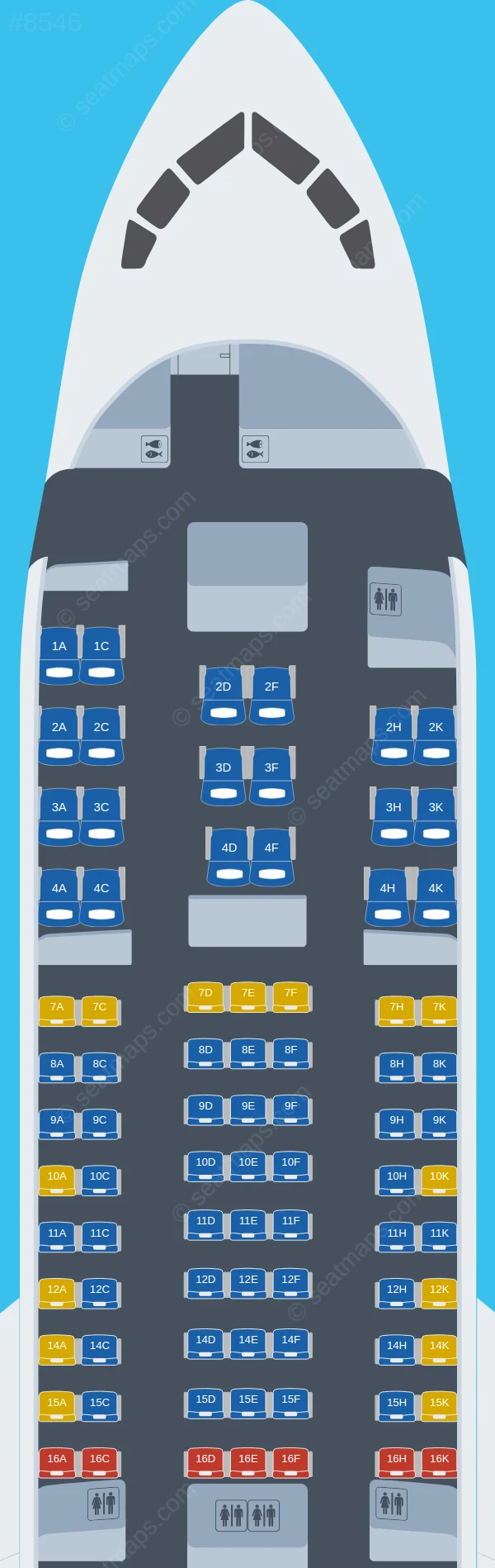 Omni Air International Boeing 767-200ER V.1 seatmap preview