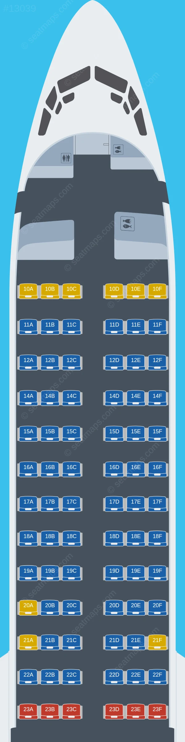 Oman Air Boeing 737 MAX 8 V.2 seatmap preview
