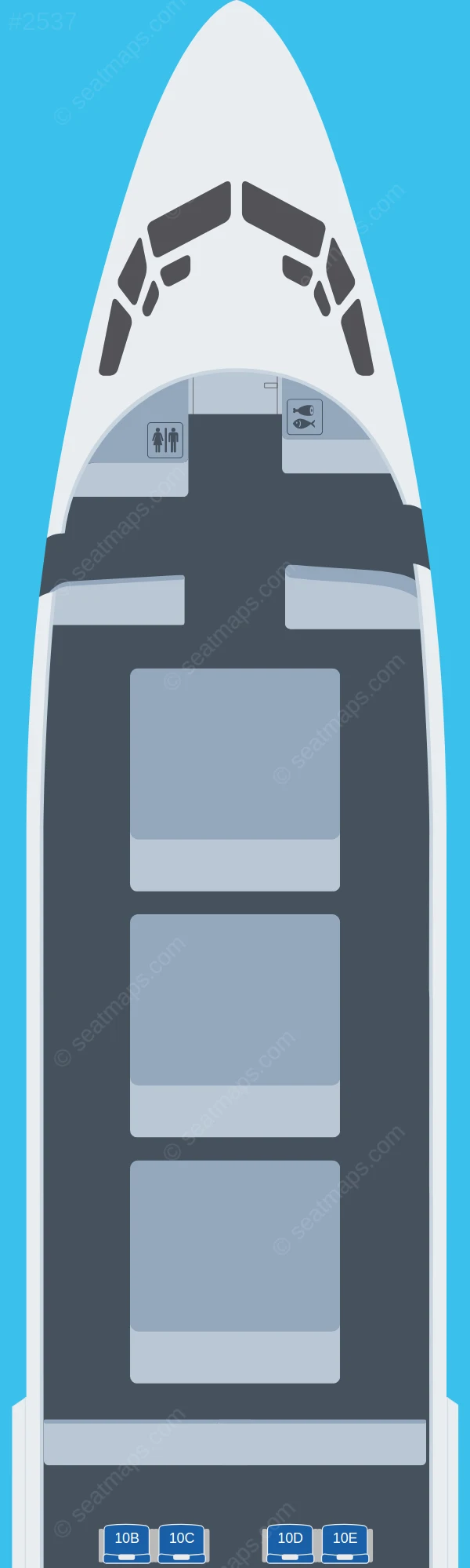 Canadian North Boeing 737-300 Combi seatmap preview