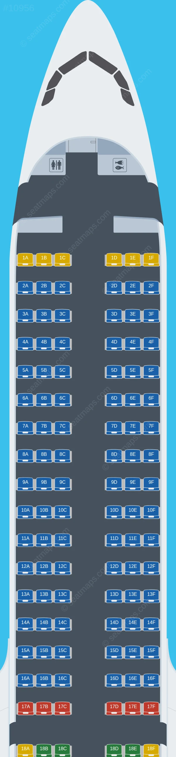 Jetstar Japan Airbus A321neo LR seatmap preview