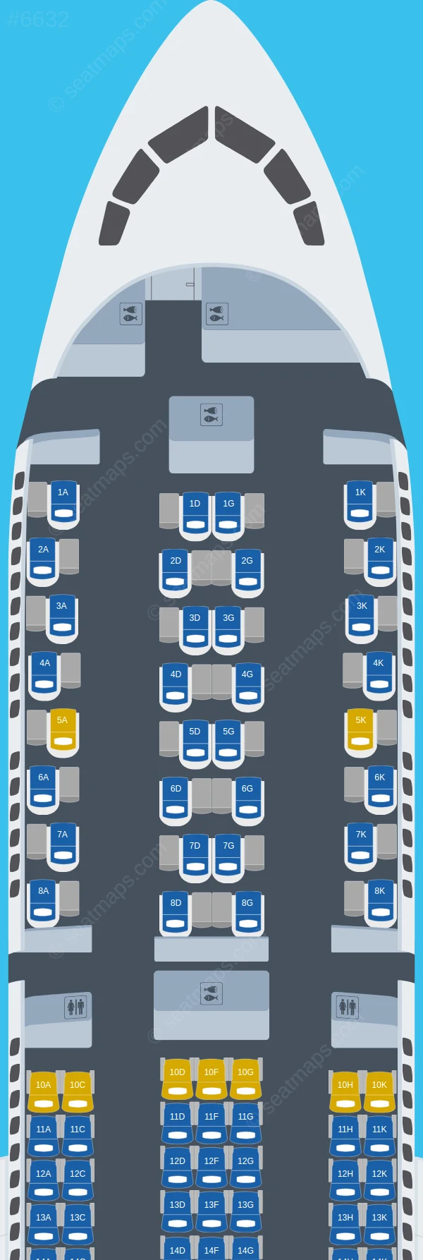 El Al Boeing 787-9  V.1 seatmap preview