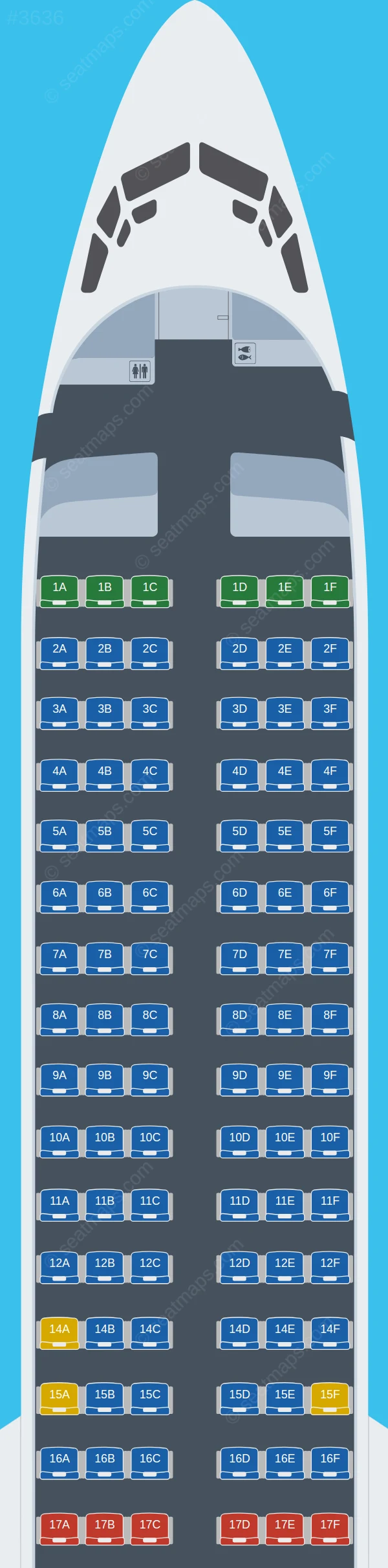 Lion Air Boeing 737-900 ER V.2 seatmap preview
