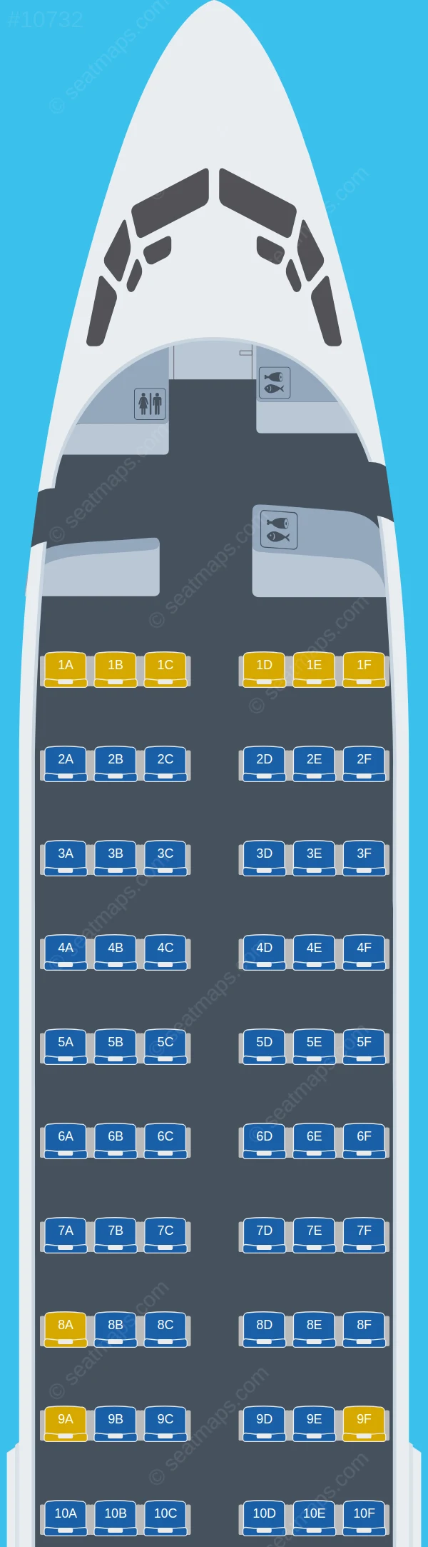 Canadian North Boeing 737-400 seatmap preview