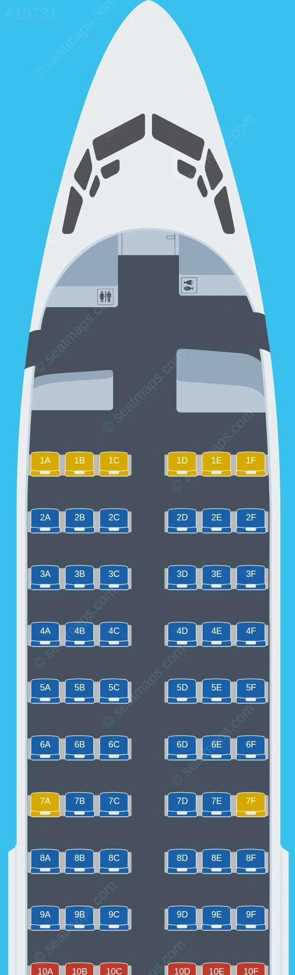 Canadian North Boeing 737-700 seatmap preview