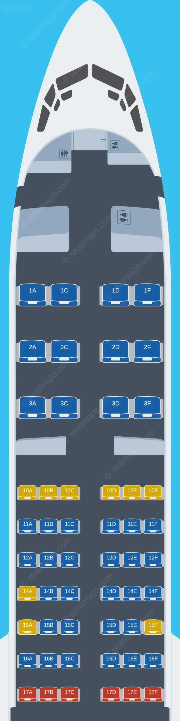 Oman Air Boeing 737 MAX 8 V.1 seatmap preview