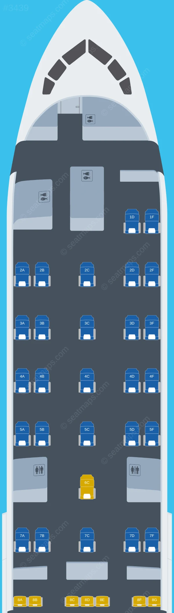 Air Niugini & Link PNG Boeing 767-300ER V.1 seatmap preview