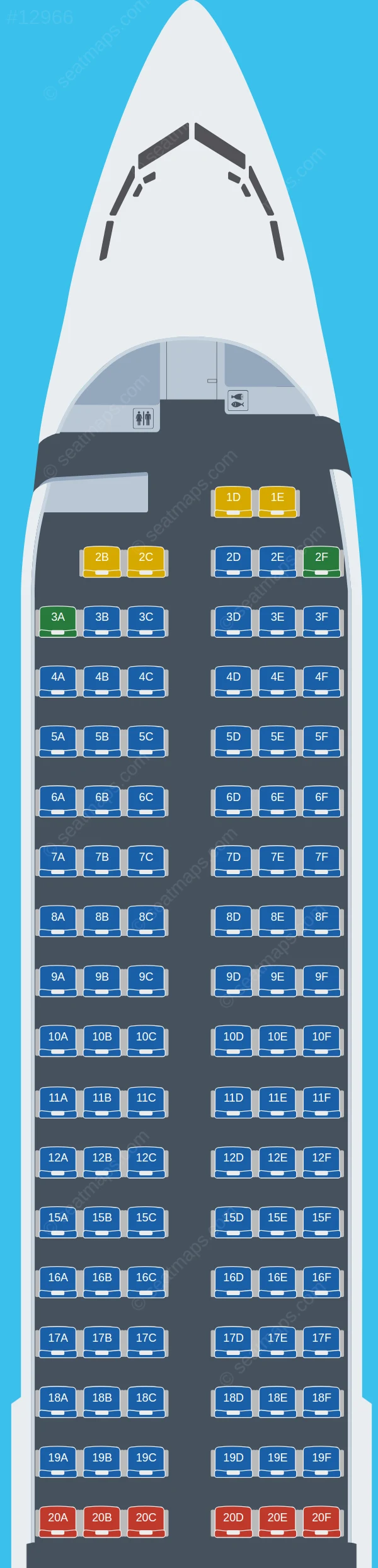 Thai Lion Air Boeing 737-900 ER  V.2 seatmap preview